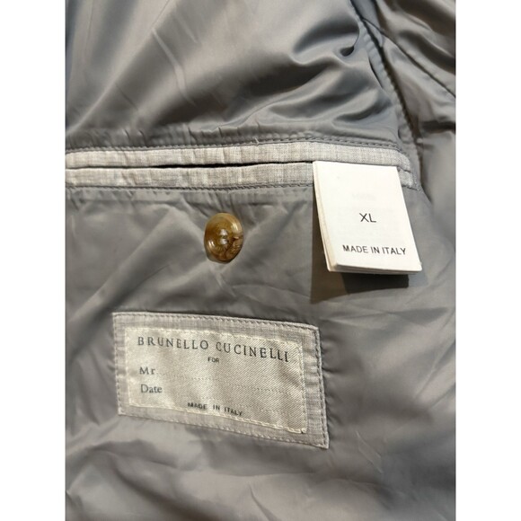 Brunello Cucinelli Wool Silk Cashmere Down Hooded Vest Size XL Maroon *READ* - Picture 8 of 16